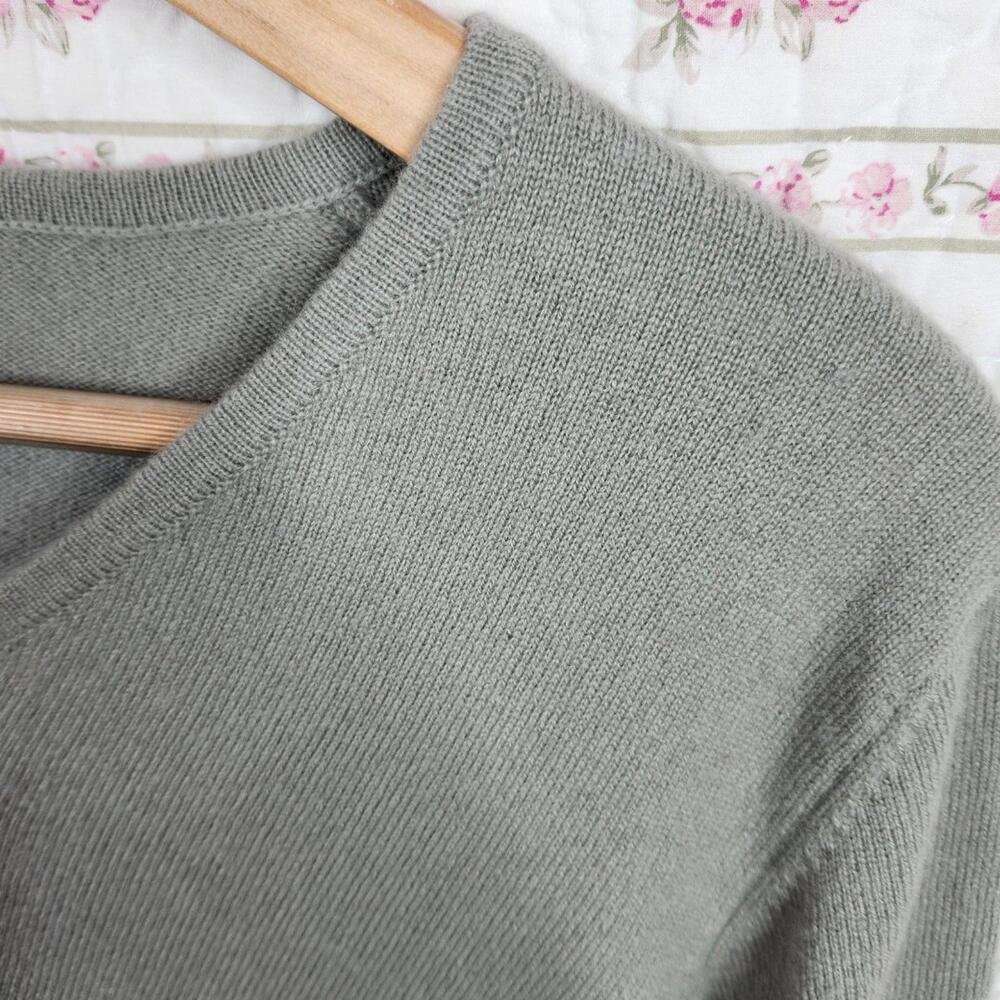 Pure Collection Women's 100% Cashmere V-Neck Sweater UK 14 - Picture 3 of 5